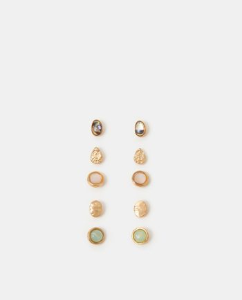 5-PACK MIXED STONE STUDS