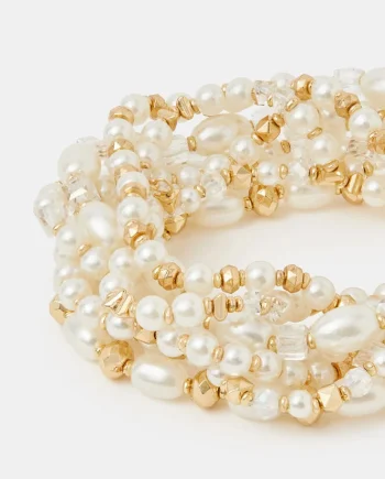 Pearl Stretch Bracelet Multipack