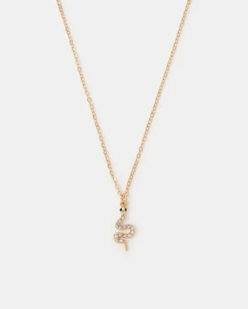 Snake Pendant Necklace
