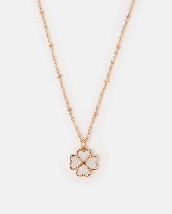 LUCKY CLOVER PENDANT NECKLACE