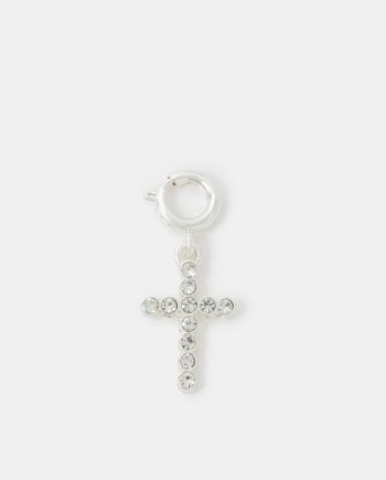 DIAMANTÉ CROSS JEWELLERY CHARM