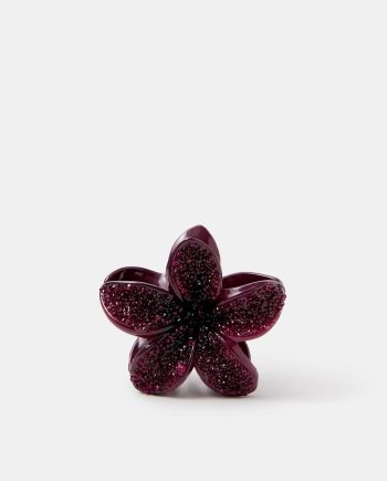 SPARKLE TROPICAL FLOWER CLAW CLIP