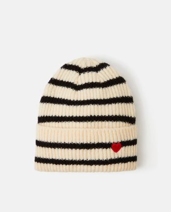 STRIPED BEANIE HAT