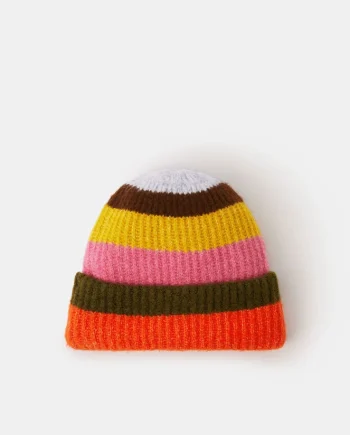Bright Stripe Beanie Hat