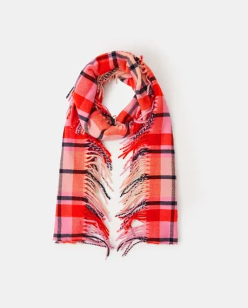Check Print Blanket Scarf