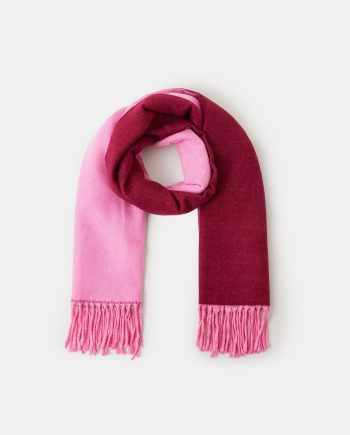 TWO TONE BLANKET SCARF