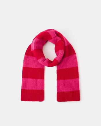 Stripe Knit Scarf