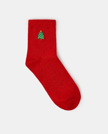 CHRISTMAS TREE GLITTER SOCKS