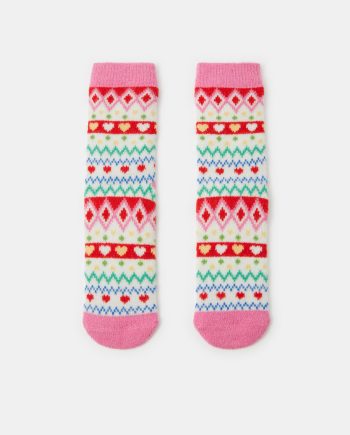 FAIR ISLE PRINT SOCKS