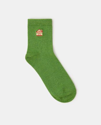 GINGERBREAD HOUSE GLITTER SOCKS