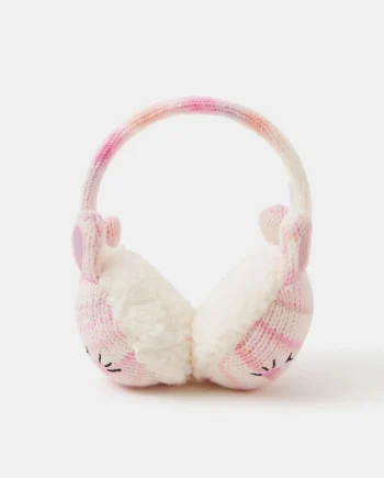 Girls Bunny Knit Earmuffs