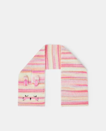 Girls Bunny Stripe Scarf
