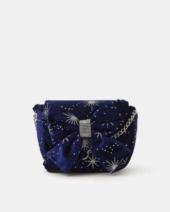GIRLS STARBURST VELVET BAG