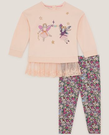 Baby Fairy Top & Leggings Set Pink