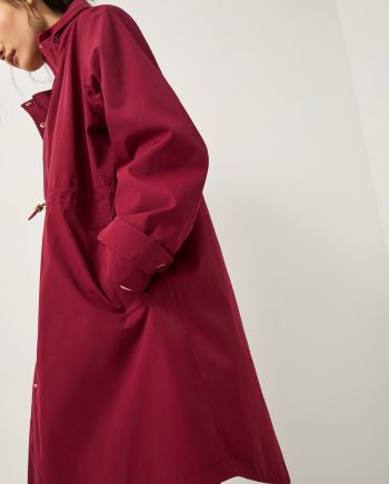 Ada waterproof raincoat red