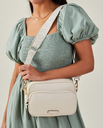 DINA DOUBLE ZIP CROSS-BODY BAG