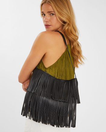 FRINGE SHOULDER BAG