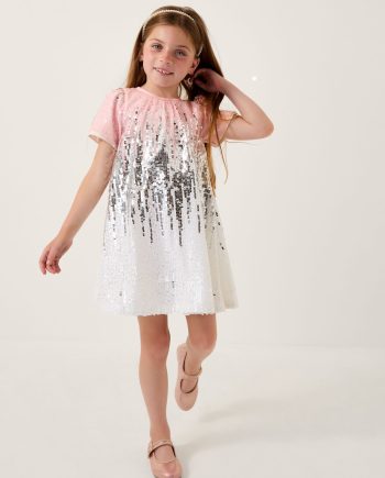 Sequin ombré dress multi