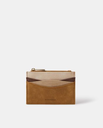 SUEDETTE CARD HOLDER