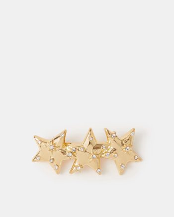 TRIPLE STAR BARRETTE HAIR CLIP