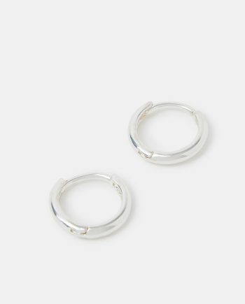 Small Hoop Earrings Silver