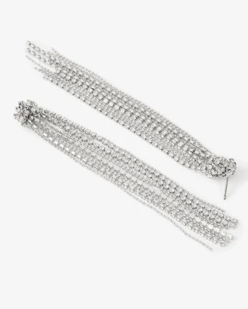 Knotted Cupchain Drop Earrings