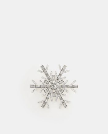 JEWEL SNOWFLAKE BROOCH