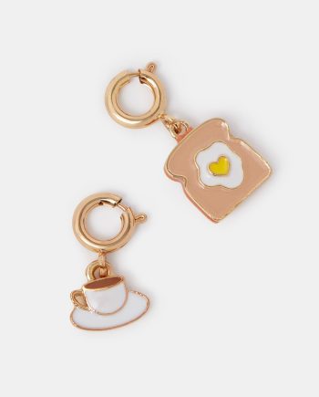 2-PACK TEA & TOAST JEWELLERY CHARMS