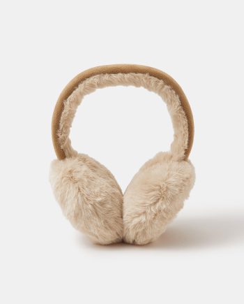 FAUX FUR SUEDETTE EARMUFFS