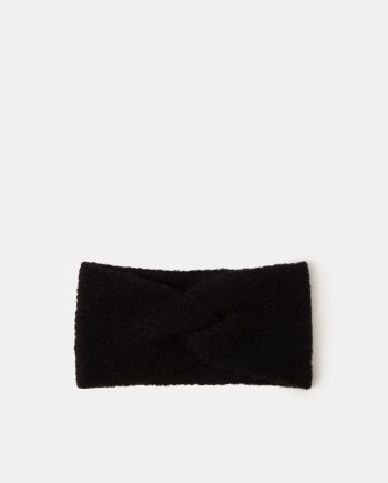 SOFT KNIT BANDO HEADBAND BLACK