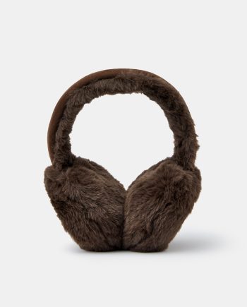 FAUX FUR SUEDETTE EARMUFFS