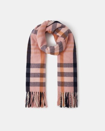 CHECK PRINT BLANKET SCARF
