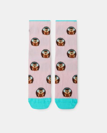 HEDGEHOG PRINT SOCKS