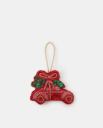 EMBELLISHED CAR CHRISTMAS TREE DECORATION