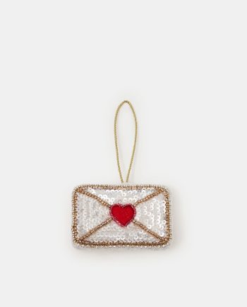 Embellished Envelope Christmas Tree Decoration