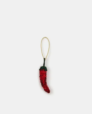 Embellished Chilli Pepper Christmas Tree Decoration