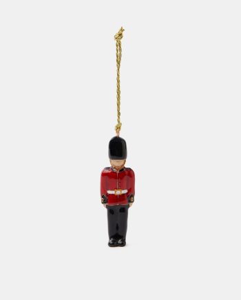 ENAMEL LONDON GUARD CHRISTMAS TREE DECORATION