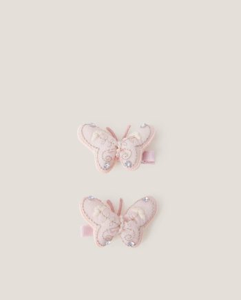 2-Pack 3D Butterfly Hair Clips