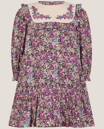 Baby Floral Print Dress Purple