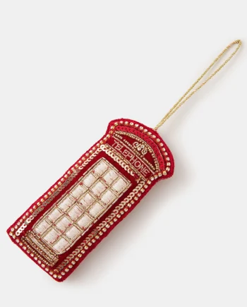 London Telephone Booth Christmas Tree Decoration