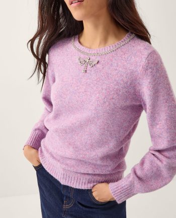 Ellen Diamanté Embellished Jumper