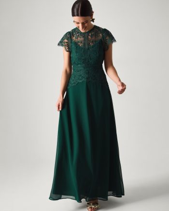 Monica Lace Bridesmaid Dress Green