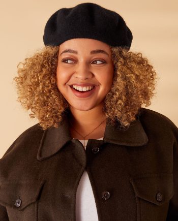 BERET HAT IN PURE WOOL