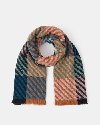 MILA CHECK BLANKET SCARF