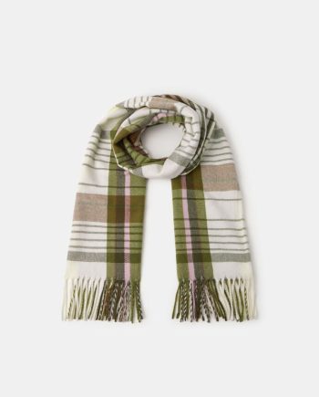 Check Print Blanket Scarf