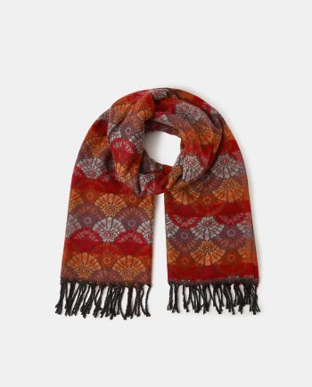 FLOWER DECO BLANKET SCARF