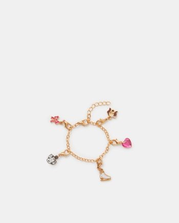 GIRLS DOG CHARM BRACELET