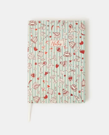 Retro Print A5 Notebook
