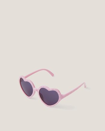 Baby Flower Print Heart Sunglasses