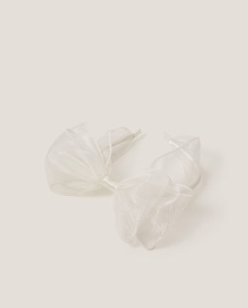 Organza Bow Headband